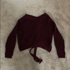 Express Tie Back Sweater